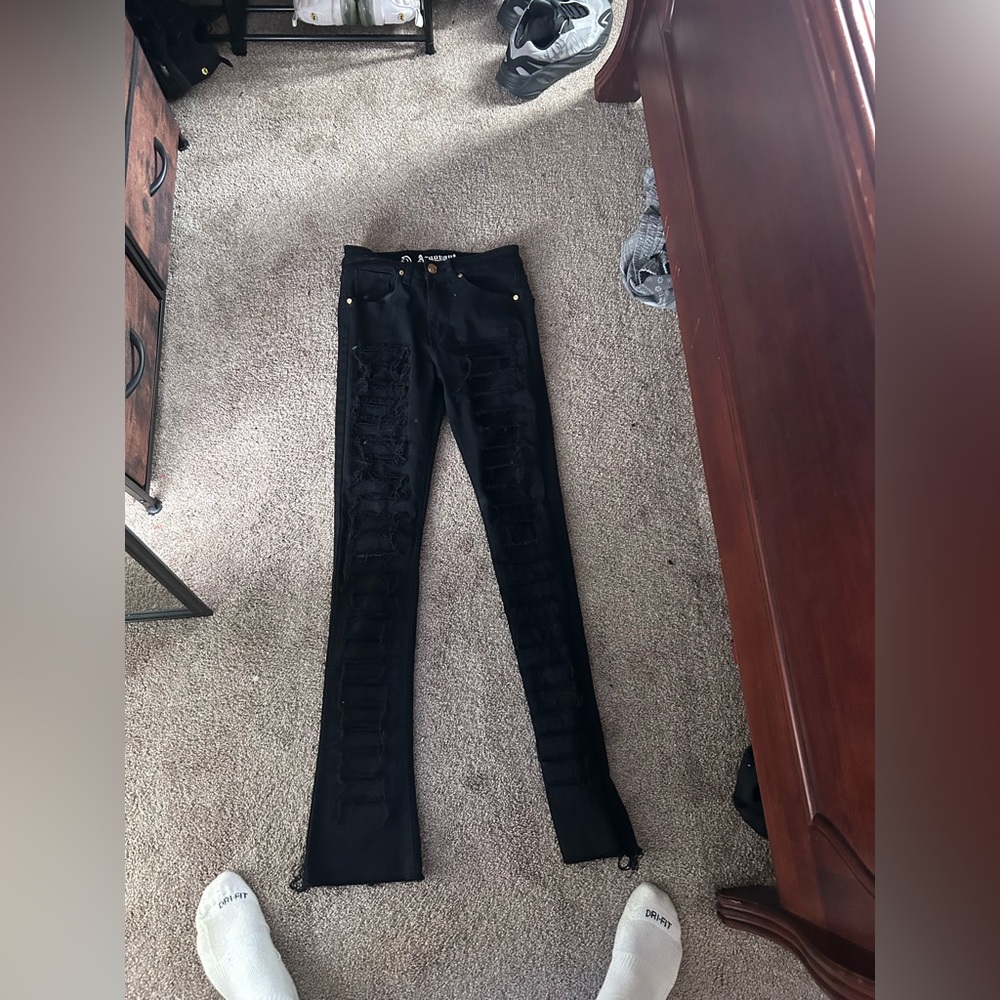 Stacked jeans